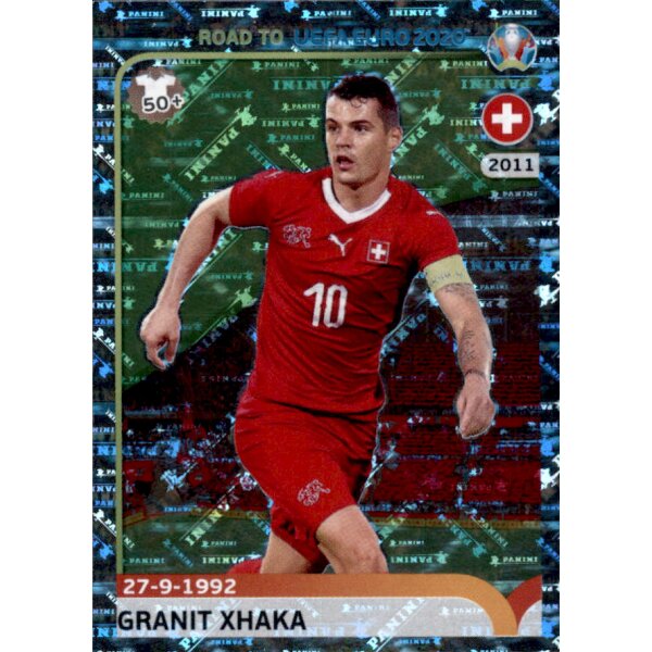 Road to EM 2020 - Sticker 386 - Granit Xhaka - Schweiz