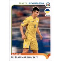 Road to EM 2020 - Sticker 426 - Ruslan Malinovskyi - Ukraine