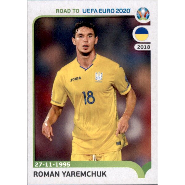 Road to EM 2020 - Sticker 433 - Roman Yaremchuk - Ukraine