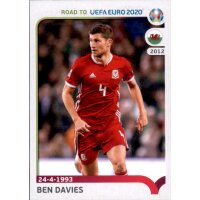 Road to EM 2020 - Sticker 440 - Ben Davies - Wales