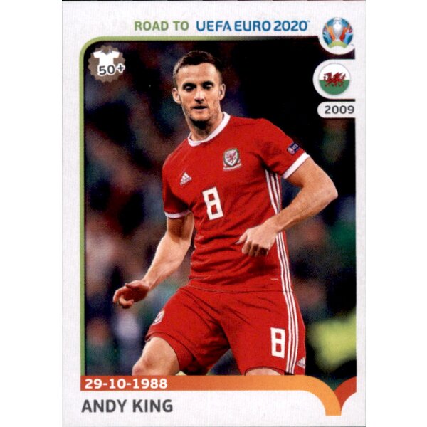 Road to EM 2020 - Sticker 443 - Andy King - Wales