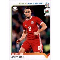 Road to EM 2020 - Sticker 443 - Andy King - Wales