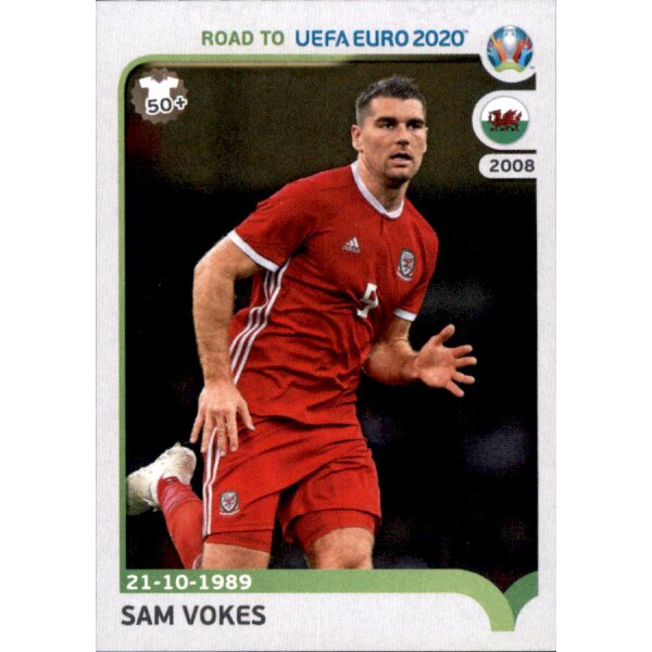 Road to EM 2020 - Sticker 448 - Sam Vokes - Wales