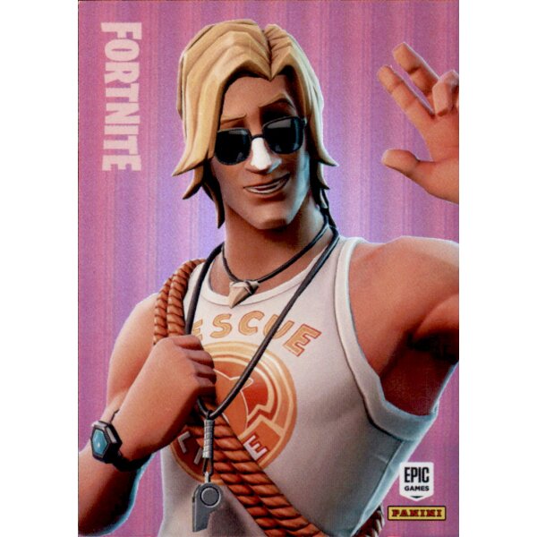 Fortnite Trading Card Nr. 242 - Sun Tan Specialist - Epic - FOIL