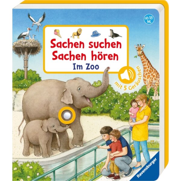 Ravensburger 43803 - Sachen suchen, Sachen hören: Im Zoo