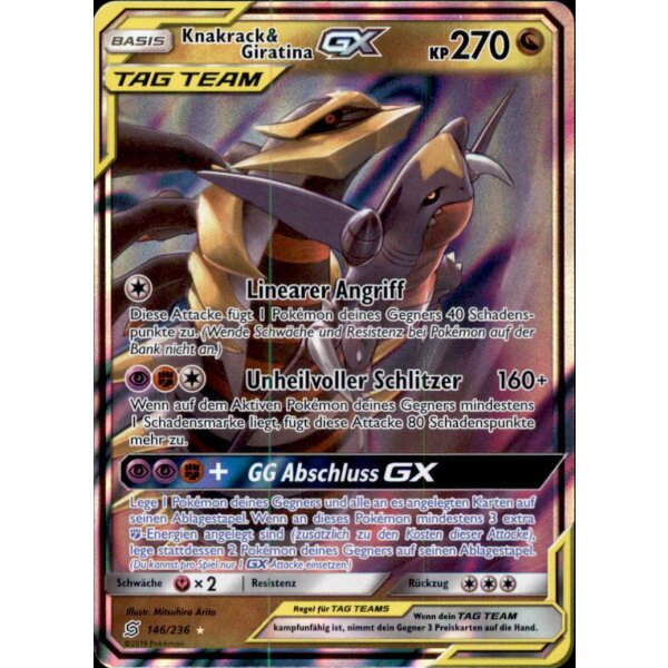 146/236 - Knakrack&Giratina GX - Bund der Gleichgesinnten