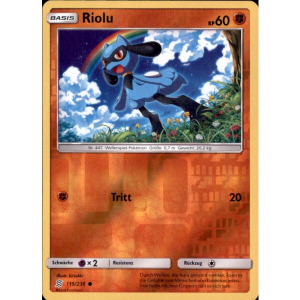 115/236 - Riolu - Bund der Gleichgesinnten - Reverse Holo