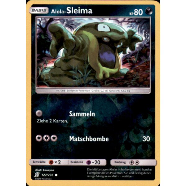 127/236 - Alola-Sleima  - Bund der Gleichgesinnten - Reverse Holo