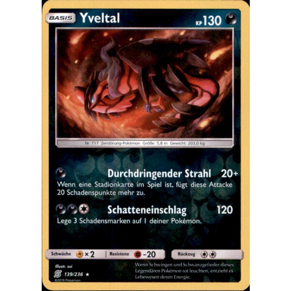 139/236 - Yveltal - Bund der Gleichgesinnten - Reverse Holo