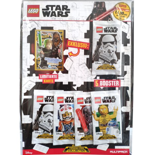 LEGO Star Wars - Serie 2 Trading Cards - 1 Multipack(zufällige Auswahl)