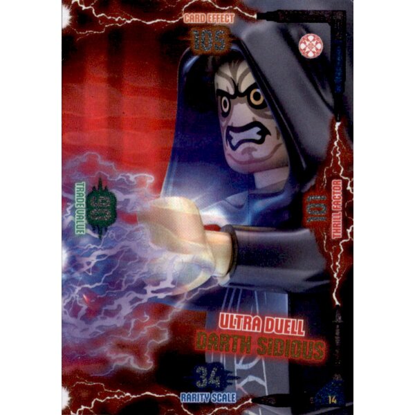 14 - Ultra Duell Darth Sidious - LEGO Star Wars Serie 2