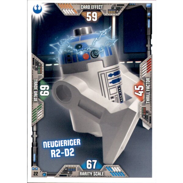 22 - Neugieriger R2-D2 - LEGO Star Wars Serie 2