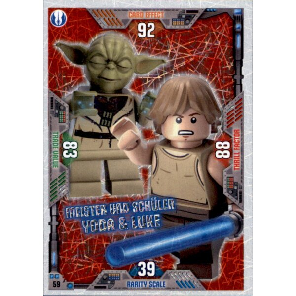 59 - Meister und Schüler Yoda & Luke - LEGO Star Wars Serie 2