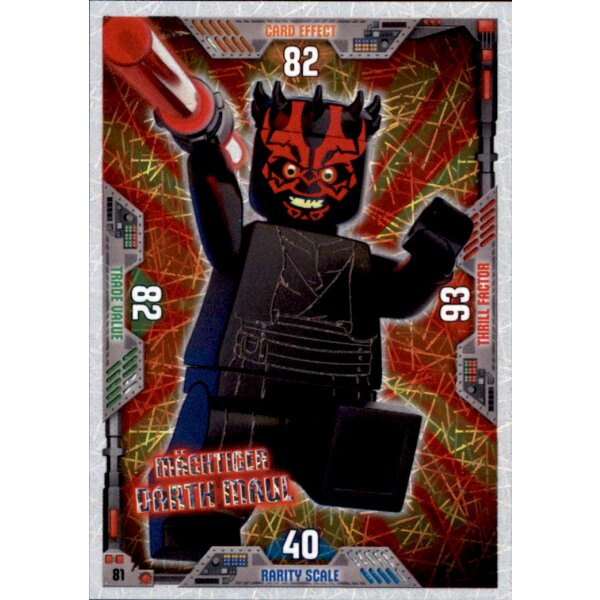 81 - Mächtiger Darth Maul - LEGO Star Wars Serie 2