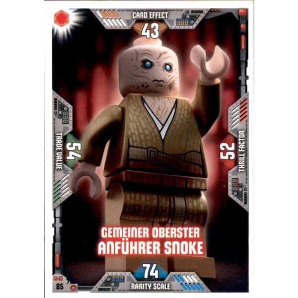 85 - Gemeiner Oberster Anführer Snoke - LEGO Star Wars Serie 2