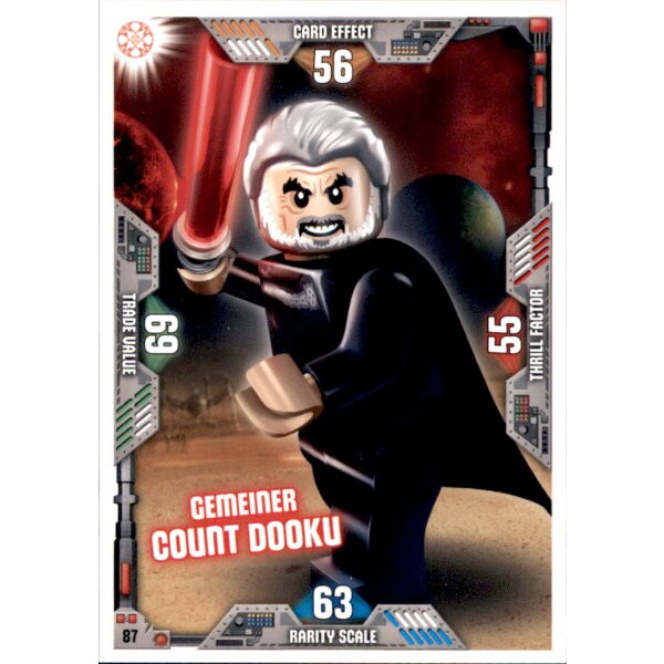 87 - Gemeiner Count Dooku - LEGO Star Wars Serie 2