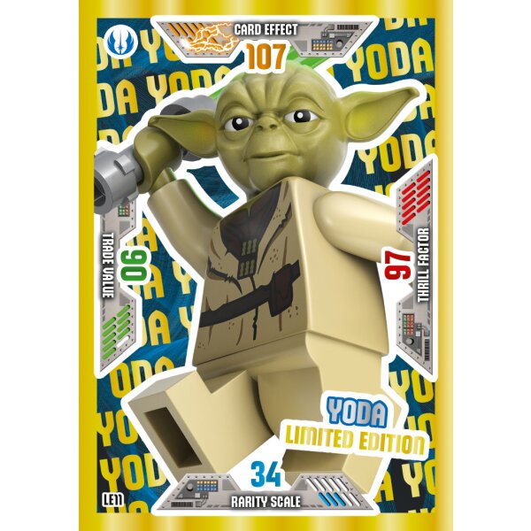 LE11  - Yoda - Limitierte Auflage - LEGO Star Wars Serie 2