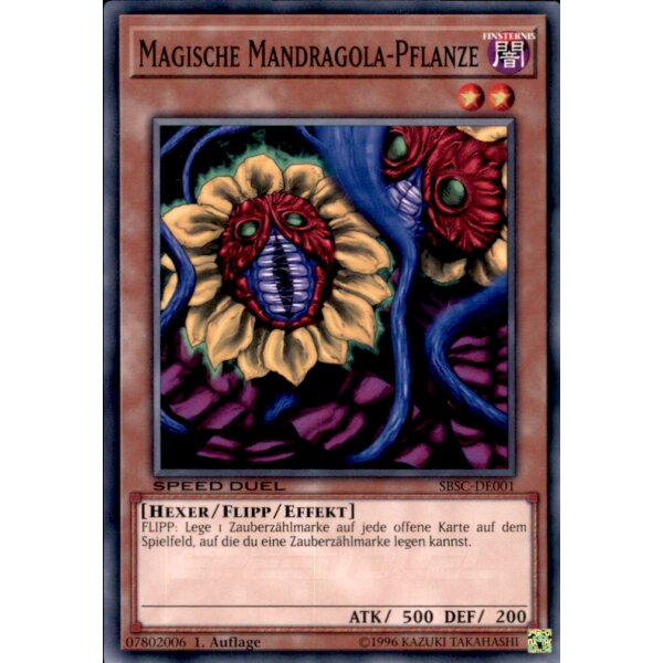 SBSC-DE001 - Magische Mandragola-Pflanze