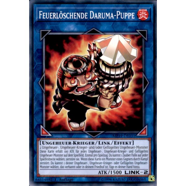 MP19-DE031 - Feuerlöschende Daruma-Puppe