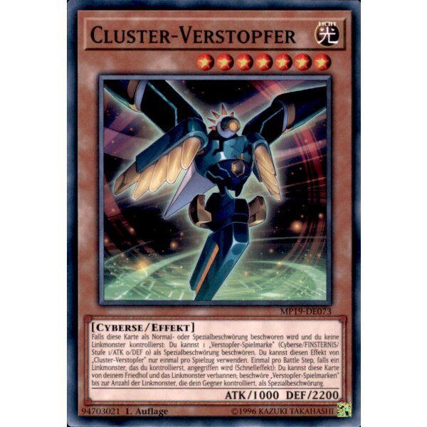 MP19-DE073 - Cluster-Verstopfer