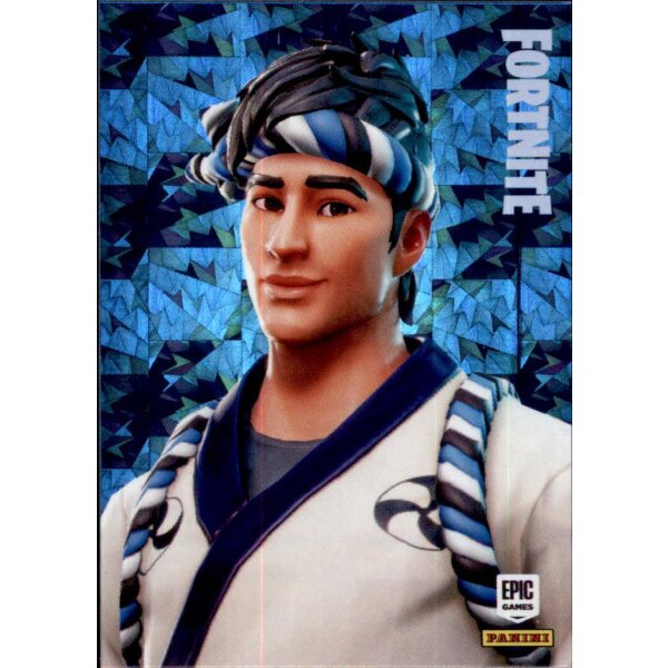 Fortnite Trading Card Nr. 199 - Sushi Master - Rare - Crystal FOIL Parallel