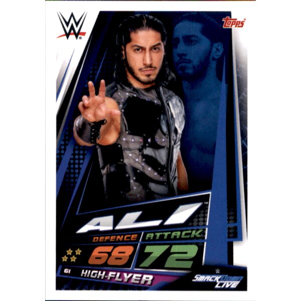 Karte 61 - Ali  - Smackdown Life - WWE Slam Attax Universe