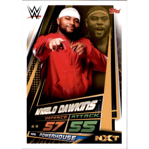 Karte 105 - Angelo Dawkins - NXT - WWE Slam Attax Universe