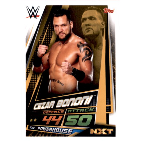 Karte 109 - Cezar Bononi - NXT - WWE Slam Attax Universe