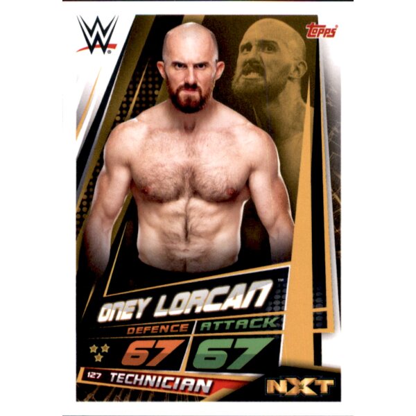 Karte 127 - Oney Lorcan - NXT - WWE Slam Attax Universe