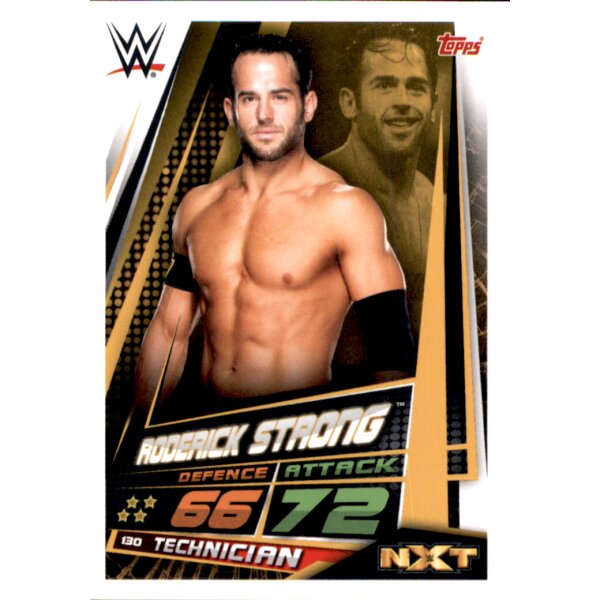 Karte 130 - Roderick Strong - NXT - WWE Slam Attax Universe