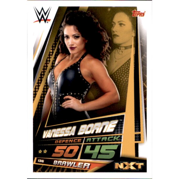 Karte 136 - Vanessa Borne - NXT - WWE Slam Attax Universe