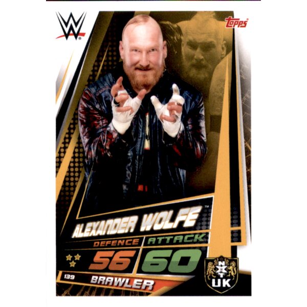 Karte 139 - Alexander Wolfe - NXT - WWE Slam Attax Universe