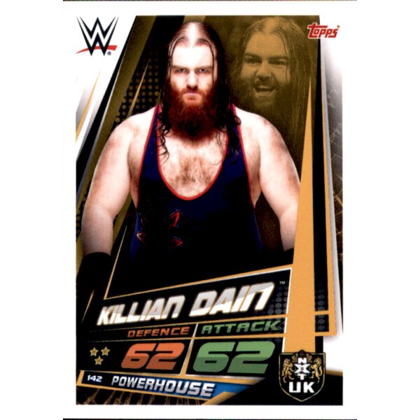 Karte 142 - Killian Dain - NXT - WWE Slam Attax Universe