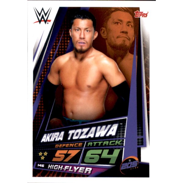 Karte 146 - Akira Tozawa - 205 LIVE - WWE Slam Attax Universe