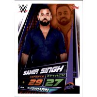 Karte 159 - Samir Singh  - 205 LIVE - WWE Slam Attax...