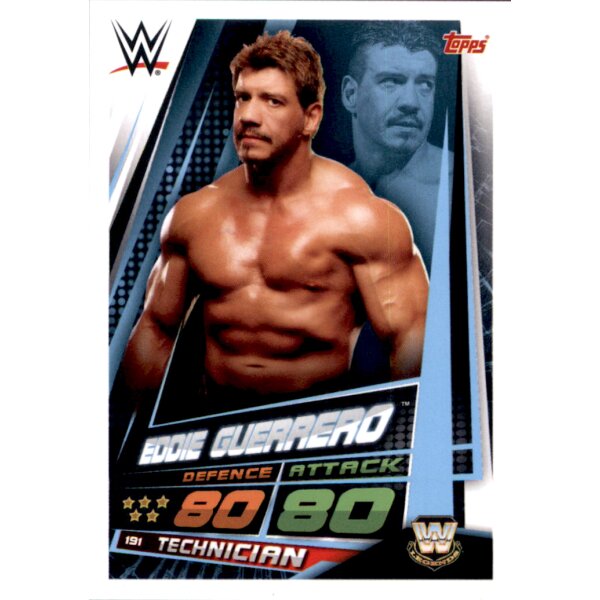 Karte 191 - Eddie Guerrero  - WW LEGENDS  - WWE Slam Attax Universe