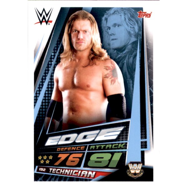 Karte 192 - Edge  - WW LEGENDS  - WWE Slam Attax Universe