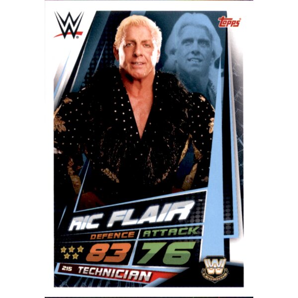 Karte 215 - Ric Flair - WW LEGENDS  - WWE Slam Attax Universe