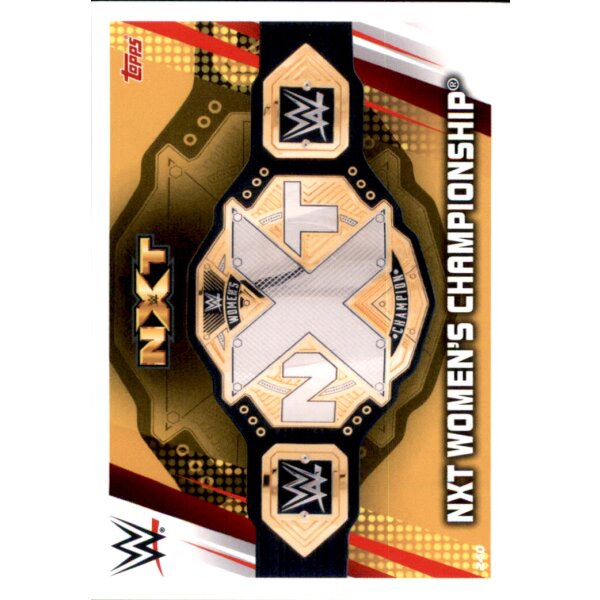 Karte 240 - Nxt Womens Championship - Championships - WWE Slam Attax Universe