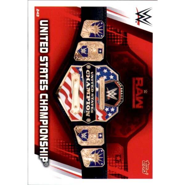Karte 243 - United states Championship - Championships - WWE Slam Attax Universe