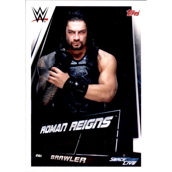 Karte 261 - Roman Reigns - Stars of the Show - WWE Slam Attax Universe