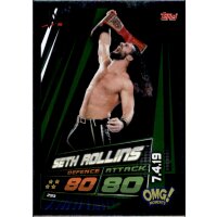 Karte 293 - Seth Rollins - Omg moments  - WWE Slam Attax...