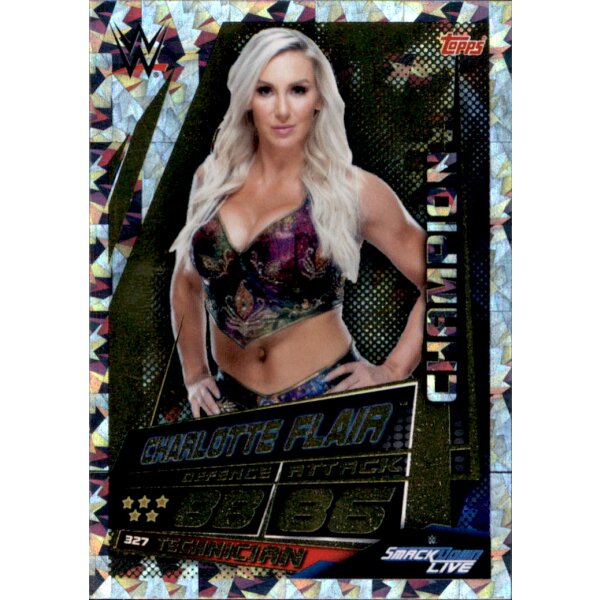 Karte 327 - Charlotte Flair - Champions - WWE Slam Attax Universe