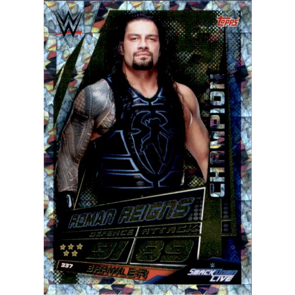 Karte 337 - Roman Reigns - Champions - WWE Slam Attax Universe