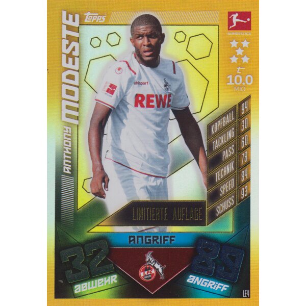 LE04 - Anthony Modeste Limitierte Karte - 2019/2020