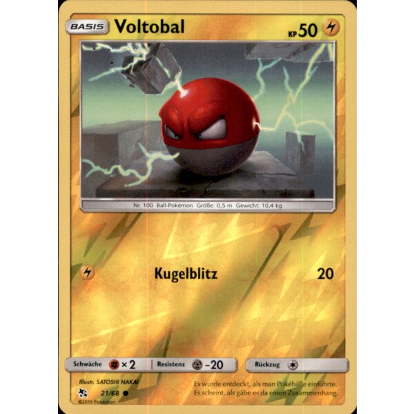 21/68 - Voltobal - Verborgenes Schicksal - Reverse Holo