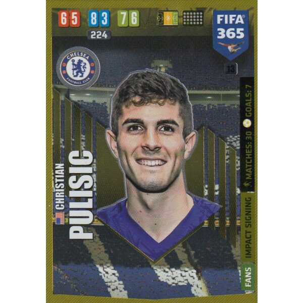 13 - Christian Pulisic - Impact Signing - 2020