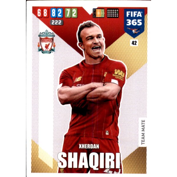 42 - Xherdan Shaqiri  - Basis Karte - 2020