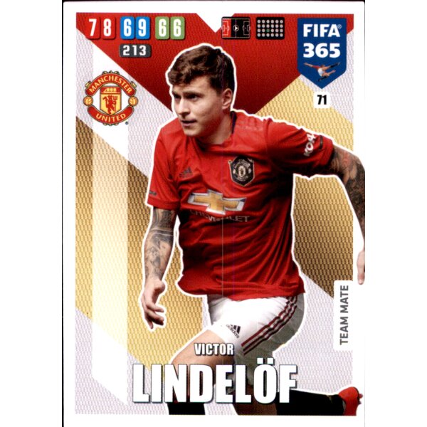 71 - Victor Lindelöf  - Basis Karte - 2020