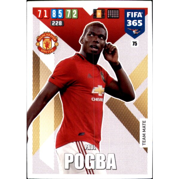 75 - Paul Pogba  - Basis Karte - 2020